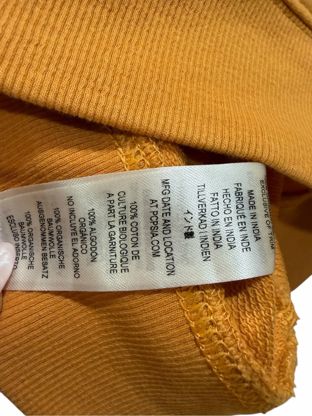 Patagonia Cloudberry Orange Pullover Back for Good Hoodie Wolf Graphic NWT Sz XL - Picture 6 of 14